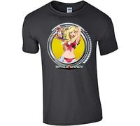 ISPIRIT Space Dandy Anime Unisex T-Shirt Mens Casual Black 3XL