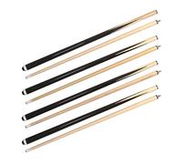ISPIRITO Pool Cues Lot de 2 queues de Billard en Bois Dur 13 mm 540 g à 595 g 13 mm