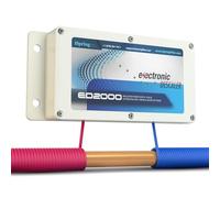 iSpring ED2000 Détartrant d'Eau pour Toute la Maison, Conditionneur d'Eau Dure Électronique sans Sel Alternatif, Réduit le Calcaire, Empêche l'Accumulation de Dépôts, Différent d'un Adoucisseur d'Eau