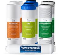 iSpring F7-GAC pour Systèmes d'Osmose Inverse à 5 Étapes Standard 1 an de Rechange pour Cartouche Filtrante, 7 Unités (lot de 1), Blanc