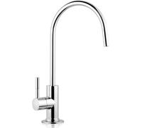 iSpring GA1-B Osmose Inverse, Robinet d'eau Potable sans Plomb pour Évier de Bar de Cuisine, Style Contemporain, bec Haut, Chrome