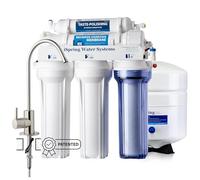 iSpring RCC7 Système Osmose Inverse 5 Étapes 75 GPD Sous Évier | Sous Évier, Robinet Nickel Poli, Certification NSF 58