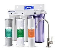 iSpring US31-PF Classique de Filtration d’Eau en 3 Étapes sous Évier pour l’Eau Potable, Réduction des PFAS Testée par SGS, Filtre sans Réservoir sous Évier, Filtre à Eau Haute Capacité pour Évier