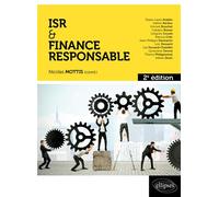 ISR et Finance responsable - Nicolas Mottis - Ellipses - broché - Etude
