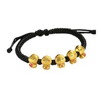 Israël Bracelet Cordon Rouge Bracelets Chinois Zodiac Feng Shui Animal Charm Bracelet Nouvel An Bijoux pour femmes et hommes Bracelet de montre en acier pour homme (D, taille unique)