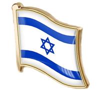 Israël Drapeau Broche Pins Drapeau Israélien Emblème National Broche Insigne Patriotique Épinglette pour Vêtements Sacs Chemise Sac À Dos Bricolage Artisanat