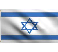 Israël National Drapeau De Jardin 90X150Cm Résistant Aux Intempéries Drapeau De Festival Avec Œillets Bannière De Jardin Pour Événement Extérieure Maison