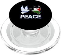 Israël Palestine Paix Amitié Pigeons PopSockets PopGrip pour MagSafe