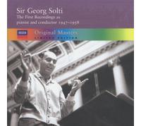 Israel Philharmonic Orchestra - Georg Solti - Premiers enr. comme pianiste et chef d'orchestre 1947-1958
