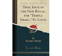 Israel, T: Trial Issue Of The New Ritual For "Temple Israel,
