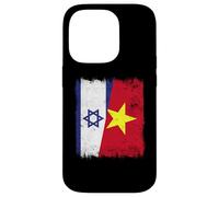 Israël Vietnam Demi-Drapeau Histoire israélienne vietnamienne Coque pour iPhone 14 Pro