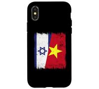 Israël Vietnam Demi-Drapeau Histoire israélienne vietnamienne Coque pour iPhone X/XS