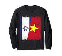Israël Vietnam Demi-Drapeau Histoire israélienne vietnamienne Manche Longue
