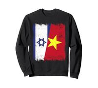 Israël Vietnam Demi-Drapeau Histoire israélienne vietnamienne Sweatshirt
