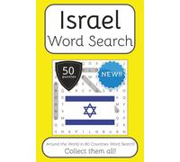 Israel Word Search Book: Words Search With Easy To Read Print about Israel, Travel, Culture and More | 6x9 inches, 100 pages | 50 puzzles. Ideal for ... English, Spanish, Italian, French and German.
