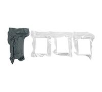Israeli Lot de 4 bandages de compression, courbés, en gaze élastique, taille S