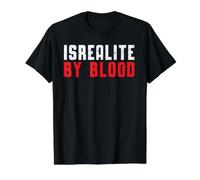 Israélite par Blood True Hébreu Pays juif Israël T-Shirt Graphique avec Valeur