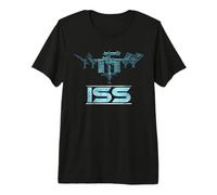 ISS Station Spatiale Internationale des Sciences spatiales T-Shirt Haut de Gamme