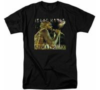 Issac Hayes at Wattstax T Shirt Southern Soul Music Rock Shaft Black Manches Courtes(Medium)