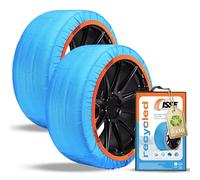 ISSE - Chaînes pour la neige recyclées T-54 | Chaînes pour la neige en textile - Omologate EN 16662-1 Chaînes pour la neige et le verglas - Kit de 2 chaînes