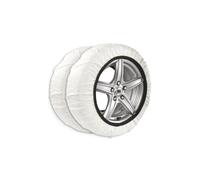 ISSE Jeu de 2 chaînes à neige en textile pour voiture ISSE Super Taille 66