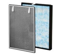 ISSELEC Purificateur d'air H13 Filtre à Air Haute Efficacité de Remplacement, Préfiltre en Aluminium, Filtre à Charbon Actif, Filtration 5 en 1, élimine 99,97% des Odeurs de Poussière Fumée de Pollen