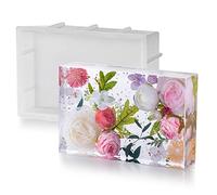ISSEVE Grands moules rectangulaires en silicone pour moulage de résine, moules en résine époxy pour la préservation des fleurs, artisanat en résine personnalisé avec bouquet, décoration d'intérieur