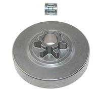 ISSICOO Éperon de pignon de tambour d'embrayage 1 cm-6T pour tronçonneuse Oleo Mac GSH400 GSH40 Efco MTH400 MTH4000 50330034AR