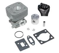 ISSICOO Kit de piston cylindre 6696527 pour débroussailleuse Metabo HPT Hitachi CG22EADSLP CG22EASSLP CG22EABSLP CG22EAB CG22EAD CG22EAS Tanaka TCG-22EAB TCG-22EAS