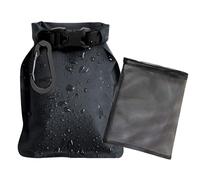 Issimober Sac à savon de voyage, anti-fuite et étanche, avec sac à mousse et crochet, extra léger, idéal pour l'extérieur, les voyages, le camping (noir)