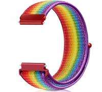 Issinlky 19mm Nylon Sport Loop bracelet Compatible avec Veryfitpro ID205L GRV FC1 IDW15 ID205S ID205G ID215G ID216 YM205L Uwatch3 Ufit GT BV205L TE021 SW020 SW021 SW023, Quick Release bracelet