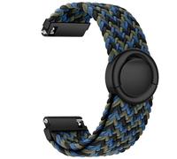 Issinlky 22mm Nylon Braided bracelet Compatible with Garmin Venu 2/Venu 3/Vivoactive 4/Galaxy Watch 3 45mm/Gear S3 Frontier/S3 Classic/Watch GT 4, Elastic Boucle Ronde bracelet for Women Men