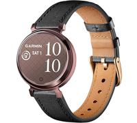 Issinlky Bracelet cuir pour Garmin Lily 2, 14MM Business bracelet pour Garmin Lily 2 Femmes