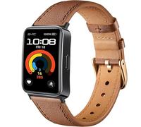 Issinlky Bracelet en cuir pour Huawei band 8/9/10, Business bracelet pour Huawei band 8/9/10 Gentlemen Ladies