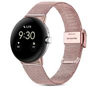 Issinlky Bracelet en métal compatible avec Google Pixel Watch, Bracelet en métal en acier inoxydable pour Google Pixel Watch Hommes Femmes