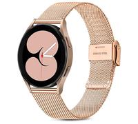 Issinlky Bracelet pour Samsung Galaxy Watch 4, 20mm Bracelet métal acier inoxydable pour Galaxy Watch 7/FE/6/5/4 40mm 44mm/6 Classic/4 Classic/Watch 5 Pro/Watch 3 41mm/Active 2/Galaxy Watch 42mm