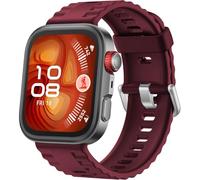 Issinlky Bracelet silicone souple compatible avec Huawei Fit 4 Pro/4/3, Bracelet Sport Structure Vague pour Huawei Fit 4 Pro/4/3