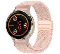 Issinlky Bracelet tressé nylon pour Garmin Venu 4 41mm/Vivoactive 4S/Venu 2S/3S/Vivomove 3S, 18mm élastique pour Fossil Femme Gen 6/5E/4/3/Steel HR 36mm