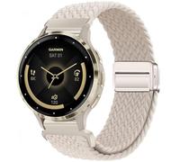 Issinlky Bracelet tressé nylon pour Garmin Venu 4 41mm/Vivoactive 4S/Venu 2S/3S/Vivomove 3S, 18mm élastique pour Fossil Femme Gen 6/5E/4/3/Steel HR 36mm