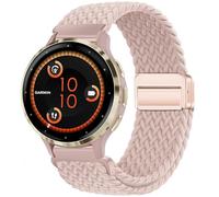 Issinlky Bracelet tressé nylon pour Garmin Venu 4 41mm/Vivoactive 4S/Venu 2S/3S/Vivomove 3S, 18mm élastique pour Fossil Femme Gen 6/5E/4/3/Steel HR 36mm