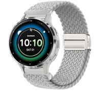 Issinlky Bracelet tressé nylon pour Garmin Venu 4 41mm/Vivoactive 4S/Venu 2S/3S/Vivomove 3S, 18mm élastique pour Fossil Femme Gen 6/5E/4/3/Steel HR 36mm