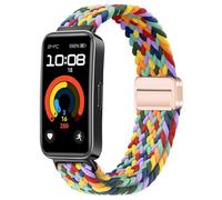 Issinlky Bracelet tressé nylon pour Huawei band 8/9/10, Bracelet élastique pour Huawei band 8/9/10 Smart Watch