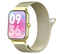 Issinlky Braceletmétal compatible Gloryfit Smart Watch IDW19, Bracelet acier inoxydable 22MM pour Veryfit IDW13/IDW16/IDW18, TUYOM LW36, H1/D1,T50S, P66/P66D/P72/P95, Y6,YB54, G39, AGPTE LW11