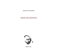 Issue de retour - Jean-Louis Giovannoni - Unes Eds - broché - Poésie