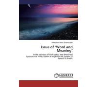 Issue Of "Word And Meaning