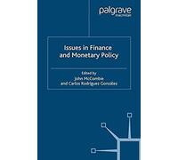 Issues In Finance And Monetary Policy