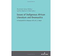 Issues Of Indigenous African Literature And Onomastics