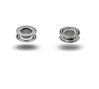 ISTA TOOLS Lot de 120 œillets T-3 avec contre-rondelles, œillets en laiton, œillet en métal, œillet rond avec rondelle, laiton inoxydable - 5 x 10 x 5,3 mm - Argenté