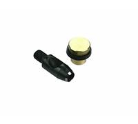 Ista Tools Outil de perforation professionnel en 2 pièces, grand choix de poinçons, sifflet pour presse à œillets, presse à broche - pour perforer et perforer le cuir, le feutre, etc. (filetage 4 mm -