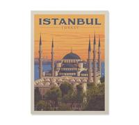 Istanbul，1000 Pièces Puzzle pour Adultes Enfants Adolescents, Intelligence Soulagement du Stress Divertissement Papier Jouets Bricolage Anniversaire（50x70cm）-HQ81